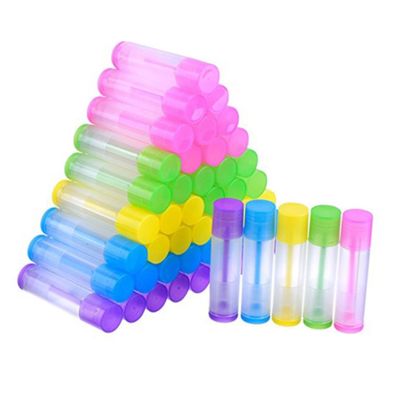 50 Empty Lipstick Tubes for DIY, Transparent PP Tubes
