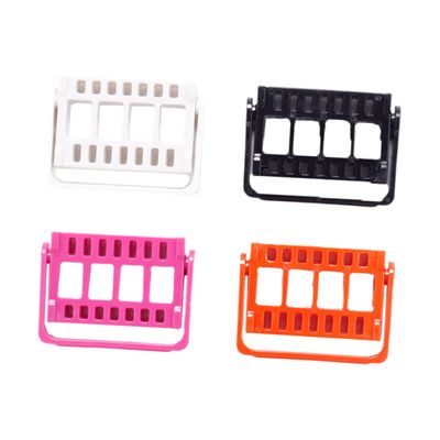 4-Piece Nail Art Tool Storage Organizer with 16 Holes, PP