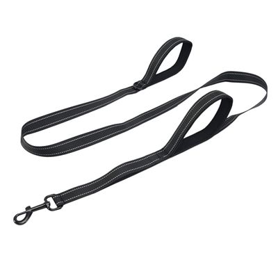 Toddmomy Double-Layer Reflective Nylon Dog Leash for Medium and Large Dogs