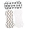 Anneome 3-Pack Cotton Baby Bibs, Absorbent and Washable, Soft Multifunctional Feeding and Cleaning Cloths, Random Style view 1
