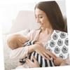 Anneome 3-Pack Cotton Baby Bibs, Absorbent and Washable, Soft Multifunctional Feeding and Cleaning Cloths, Random Style view 2