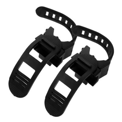 FRCOLOR Plastic Crutch Holders, 2-Piece Set, Cane Holder for Rollators