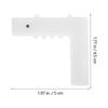 White Silicone Corner Guards for Desks, Baby Safety view 2