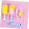 BESTonZON 6-Piece Sponge and Nylon Brush Set for Baby Bottles and Pacifiers view 2