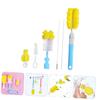 BESTonZON 6-Piece Sponge and Nylon Brush Set for Baby Bottles and Pacifiers view 4