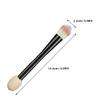 NULYLU Double-Sided Makeup Brush and Sponge with Plastic Handle view 2