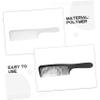 2-Piece Curved Hair Cutting Comb Set for Men, White Polymer view 3