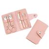 CAFIEDR 7-Piece Manicure Set with Nail Clippers, Pink view 1