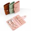 CAFIEDR 7-Piece Manicure Set with Nail Clippers, Pink view 2