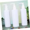 6-Pack 250 ml Plastic Lotion Bottles with Pumps, White view 2