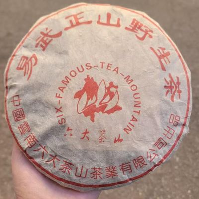 2003 Liu Da Cha Shan Yiwu Zhengshan Wild Raw Pu-erh Tea Cake, 357 g, from Yunnan