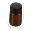 2 mL Brown Glass Refill Bottles, 100 Pack, Portable view 2