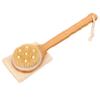 Luffa Bath Brush with Bamboo Handle for Chest and Back view 1