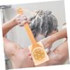 Luffa Bath Brush with Bamboo Handle for Chest and Back view 4