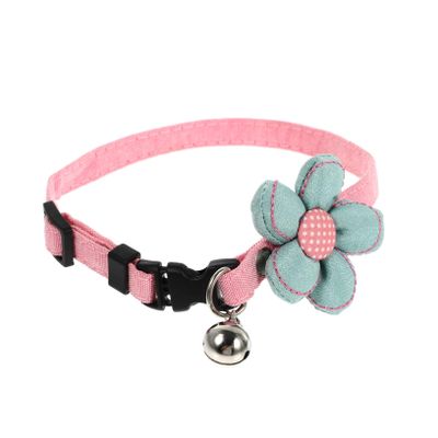 BESPORTBLE Adjustable Nylon Pet Collar with Bell
