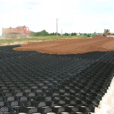 Gravel Grid, Extra-Wide Geogrid for Pavers, Heavy-Duty Permeable Gravel Stabilizer