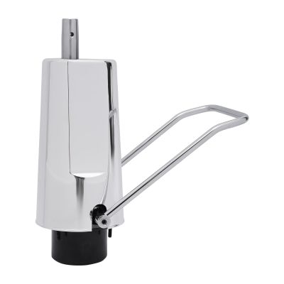 TkkMivcOC Barber Chair Hydraulic Pump, 4-Bolt, M8 Thread, 440 lb Capacity, 4.3 in Height Adjustment, Silver