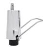 TkkMivcOC Barber Chair Hydraulic Pump, 4-Bolt, M8 Thread, 440 lb Capacity, 4.3 in Height Adjustment, Silver view 1