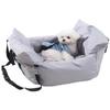 Adjustable Gray Dog Car Seat for Small Dogs view 1