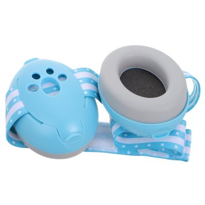 ibasenice Hearing Protection Earmuffs for Babies and Toddlers, Adjustable and Lightweight, Portable for Air Travel and Outdoor Activities