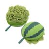Body Shower Sponge, 2-Pack, Polyester, Green Watermelon view 1