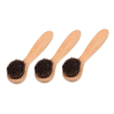 Facial Cleansing Brushes with Soft Bristles, 3-Pack