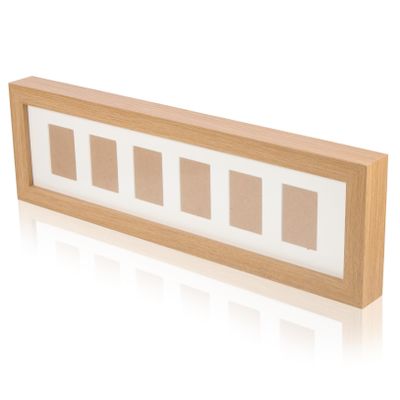MOBUTOFU Wooden First-Year Memory Frame for Baby Boys and Girls