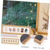 MOBUTOFU Wooden First-Year Memory Frame for Baby Boys and Girls view 2