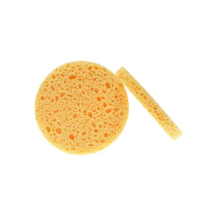 DECOMELODY 12-Piece Natural Cellulose Facial Sponges for Gentle Exfoliation and Makeup Removal
