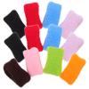 TOVINANNA White Hair Ties, 12-Piece Set, Colorful Elastic Cotton and Linen Hair Bands, Easy to Put On and Remove, for Yoga and Parties, Random Styles view 1