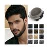 Men’s Bun Wig, Double-Knotted Swiss Lace with PU, Human Hair, Beige Blonde, 6 view 1