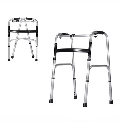 Generic Stand-Up Walker, Foldable Lightweight Platform Walker for Seniors, Height-Adjustable, 179 kg Capacity