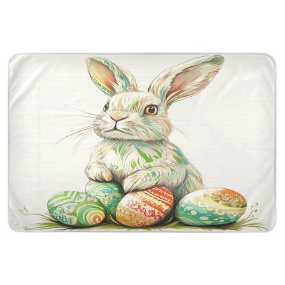 Extra-Large Reusable Waterproof Washable Potty-Training Bed Pad, Non-Slip, 132.1 x 86.4 cm, Rabbit