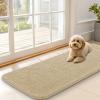 OLANLY Dog Paw Mat for Muddy Paws, 119 x 43 cm, Absorbent, Non-Slip, Washable Chenille Mud Mat view 1