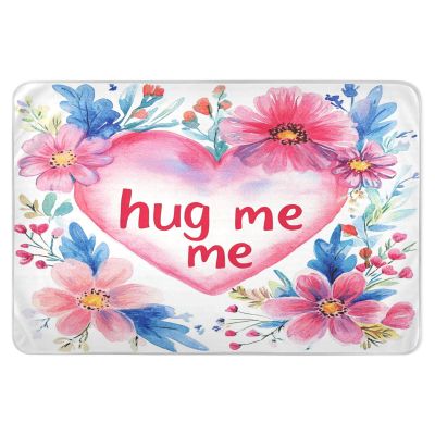 Extra-Large Reusable Toddler Mattress Pad, 132.1 x 86.4 cm, Valentine's Day Flowers & Love