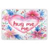 Extra-Large Reusable Toddler Mattress Pad, 132.1 x 86.4 cm, Valentine's Day Flowers & Love view 1