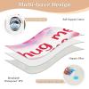 Extra-Large Reusable Toddler Mattress Pad, 132.1 x 86.4 cm, Valentine's Day Flowers & Love view 2