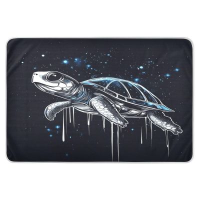 Extra-Large Reusable Waterproof Bed Pad for Potty Training, 132.1 x 86.4 cm, Eastern Box Turtle