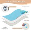 Extra-Large Reusable Waterproof Bed Pad, 132.1 x 86.4 cm, Colorful Eggs, Happy Easter view 2