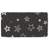 Black Star Silver Portable Toddler Bed Sheet, Soft and Comfortable, 127 x 63 cm (Sheet Only, Bed Not Included) view 1