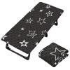Black Star Silver Portable Toddler Bed Sheet, Soft and Comfortable, 127 x 63 cm (Sheet Only, Bed Not Included) view 2
