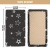 Black Star Silver Portable Toddler Bed Sheet, Soft and Comfortable, 127 x 63 cm (Sheet Only, Bed Not Included) view 3
