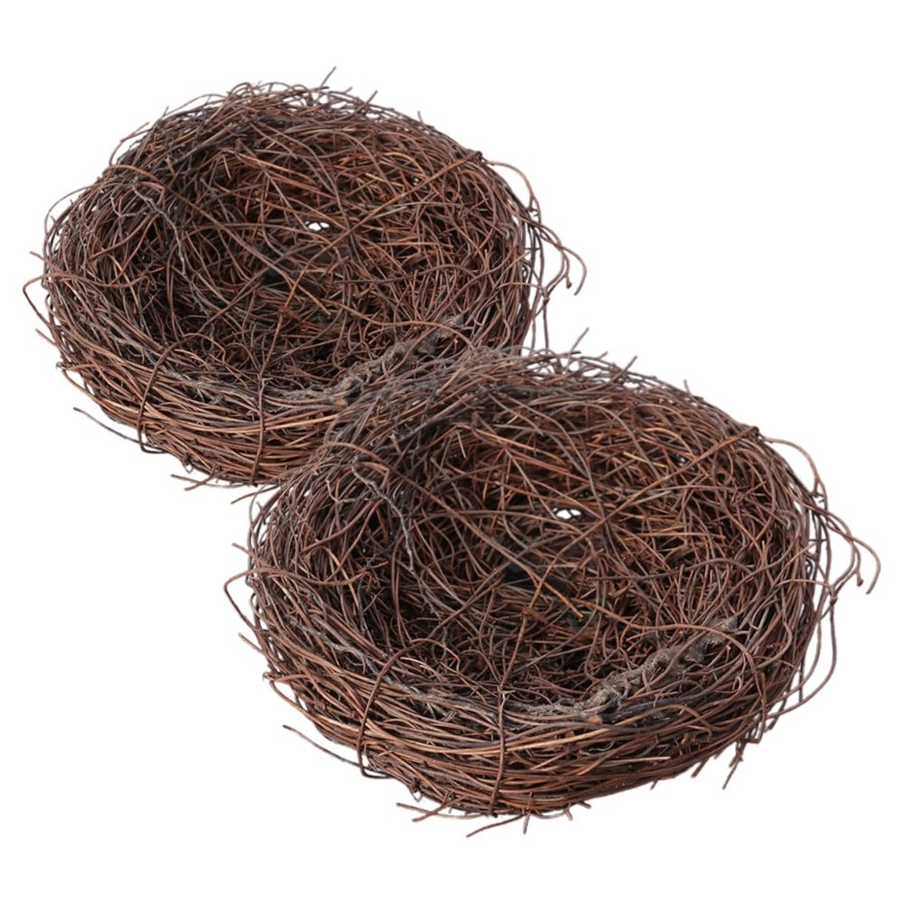 BESPORTBLE Artificial Bird Nest - 2 Pieces