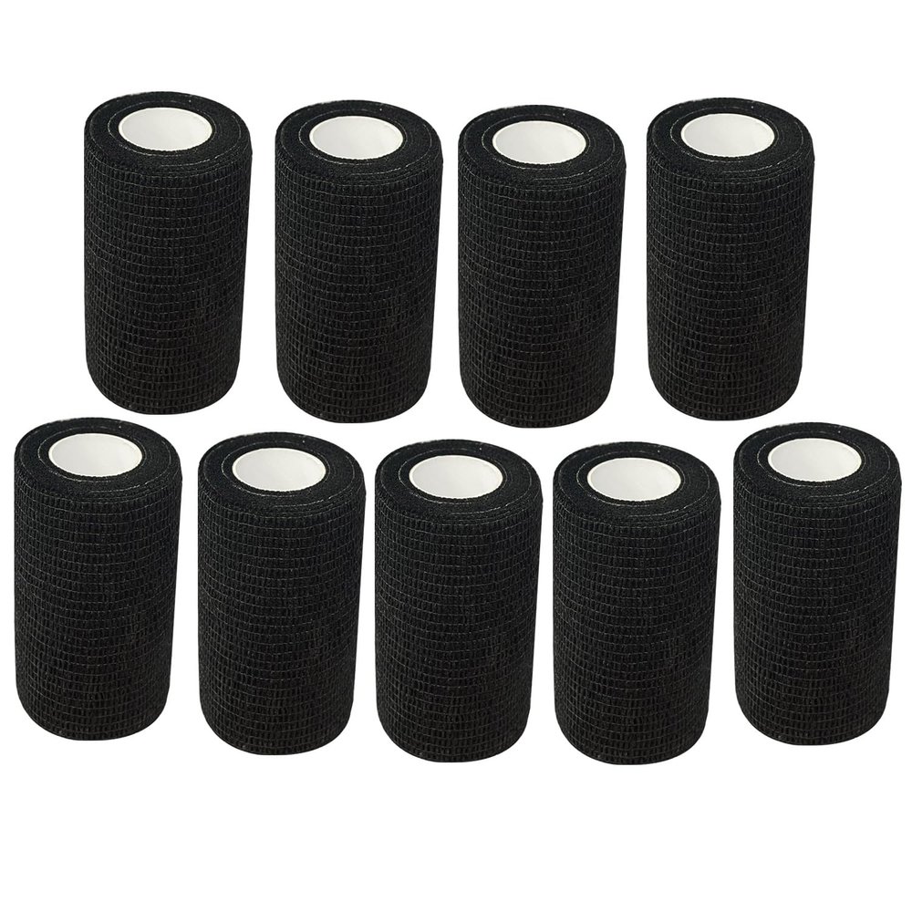 ANAMPION Self-Adhesive Bandage 9 Rolls, 7.5cm x 4.5m