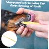 HAPINARY Round Head Pet Toothbrush for Dogs and Cats view 4