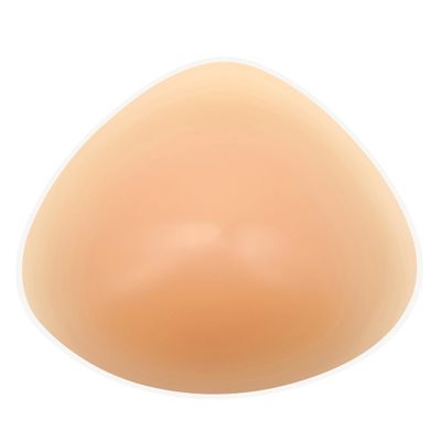 ELMIKA Triangle Silicone Breast Form for Mastectomy, Swim & Hot Springs, Beige, XS, 90 g/pc