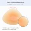 ELMIKA Triangle Silicone Breast Form for Mastectomy, Swim & Hot Springs, Beige, XS, 90 g/pc view 3