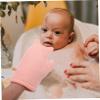 Toyvian Set of 1 Soft Sponge Bath Gloves with Cat Design for Babies and Toddlers view 4