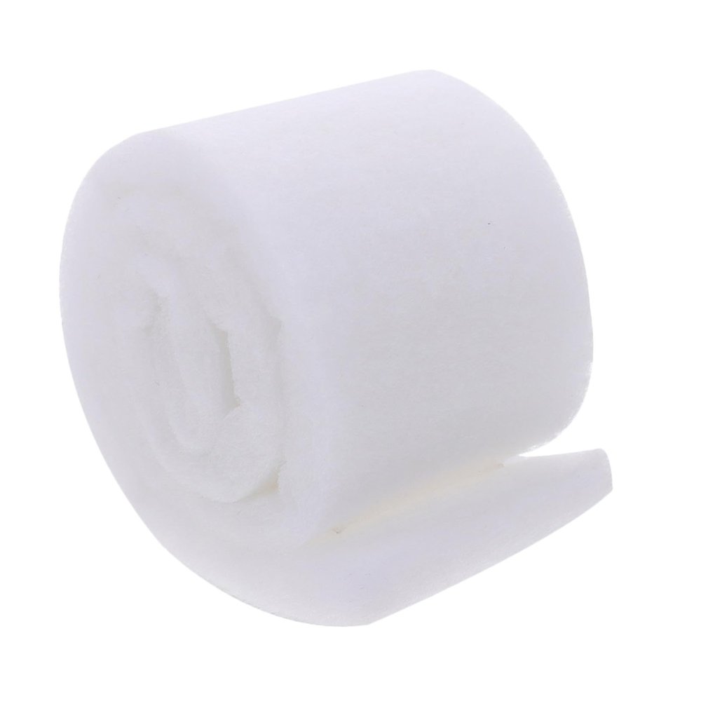 Kisangel Replacement Aquarium Filter Pad, White Biochemical Cotton, 6 m x 12 cm x 2 cm