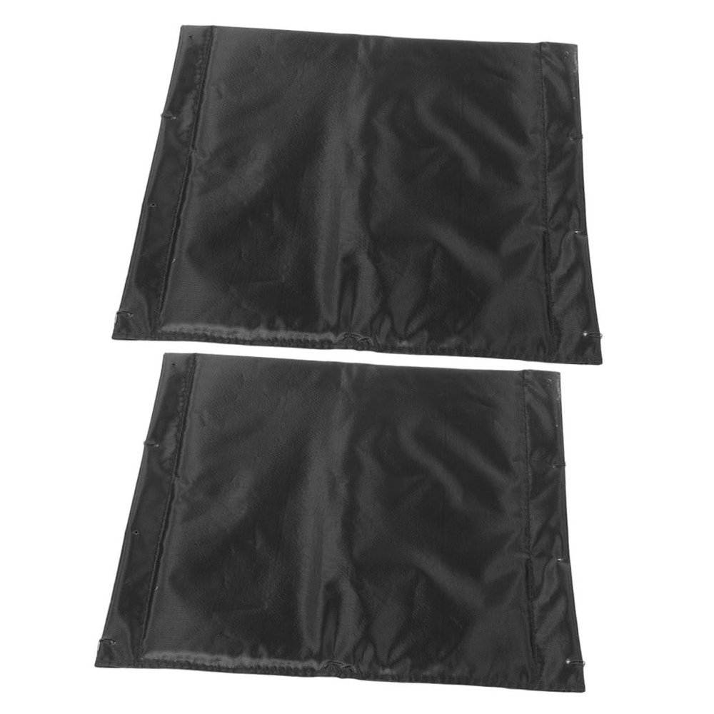 Wheelchair Seat Cushions, 2-Pack, Black Oxford Fabric